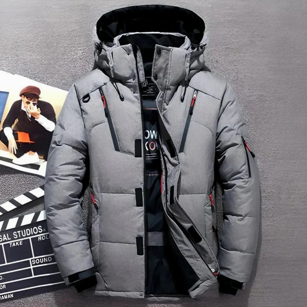 Kirsten | Damen Wasserdichte Regenjacke mit Kapuze, Reißverschluss und Futter