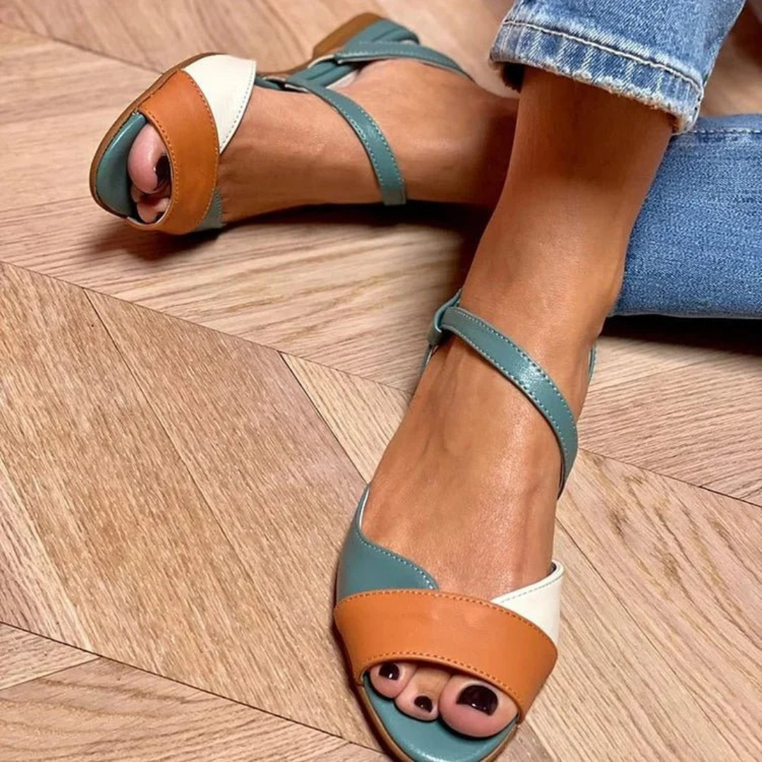 Klara | Damen Orthopädische Sandalen Mit Riemchen