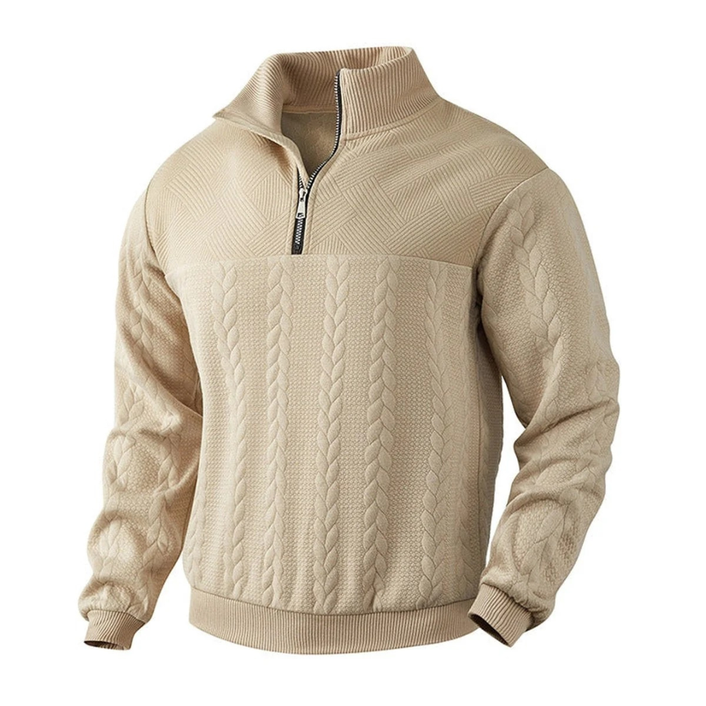 Konrad | Herren Strickpullover mit Kragen