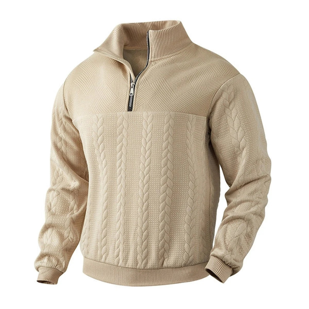 Konrad | Herren Strickpullover mit Kragen