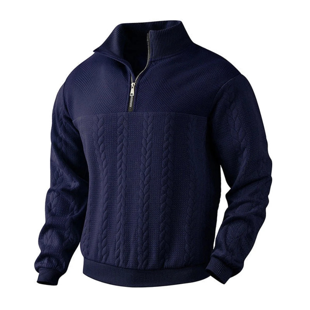 Konrad | Herren Strickpullover mit Kragen