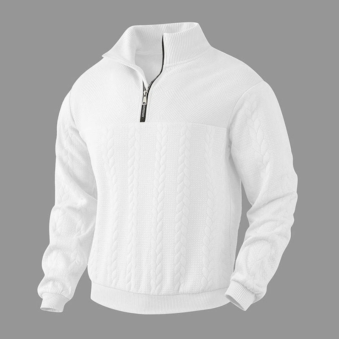 Konrad | Herren Strickpullover mit Kragen