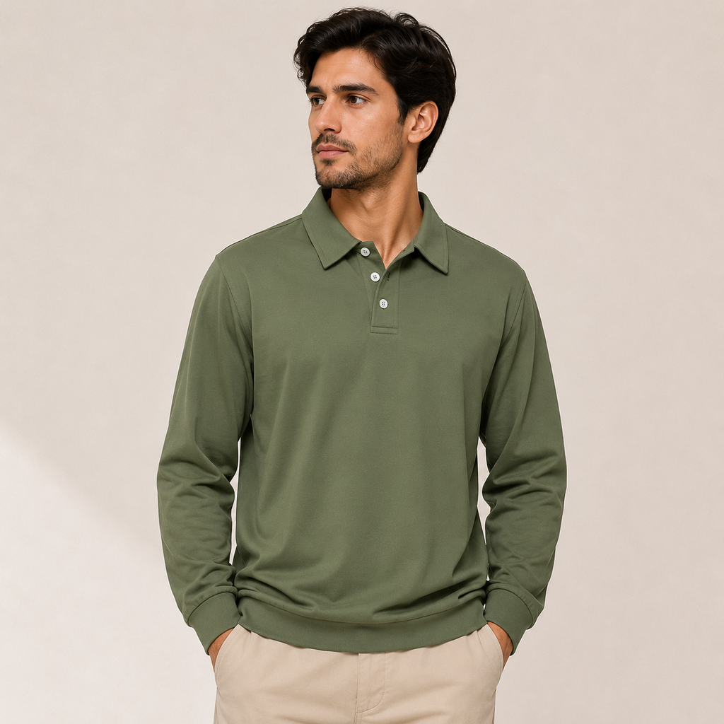 Konstantin | Herren Poloshirt Langarm Für Sommer
