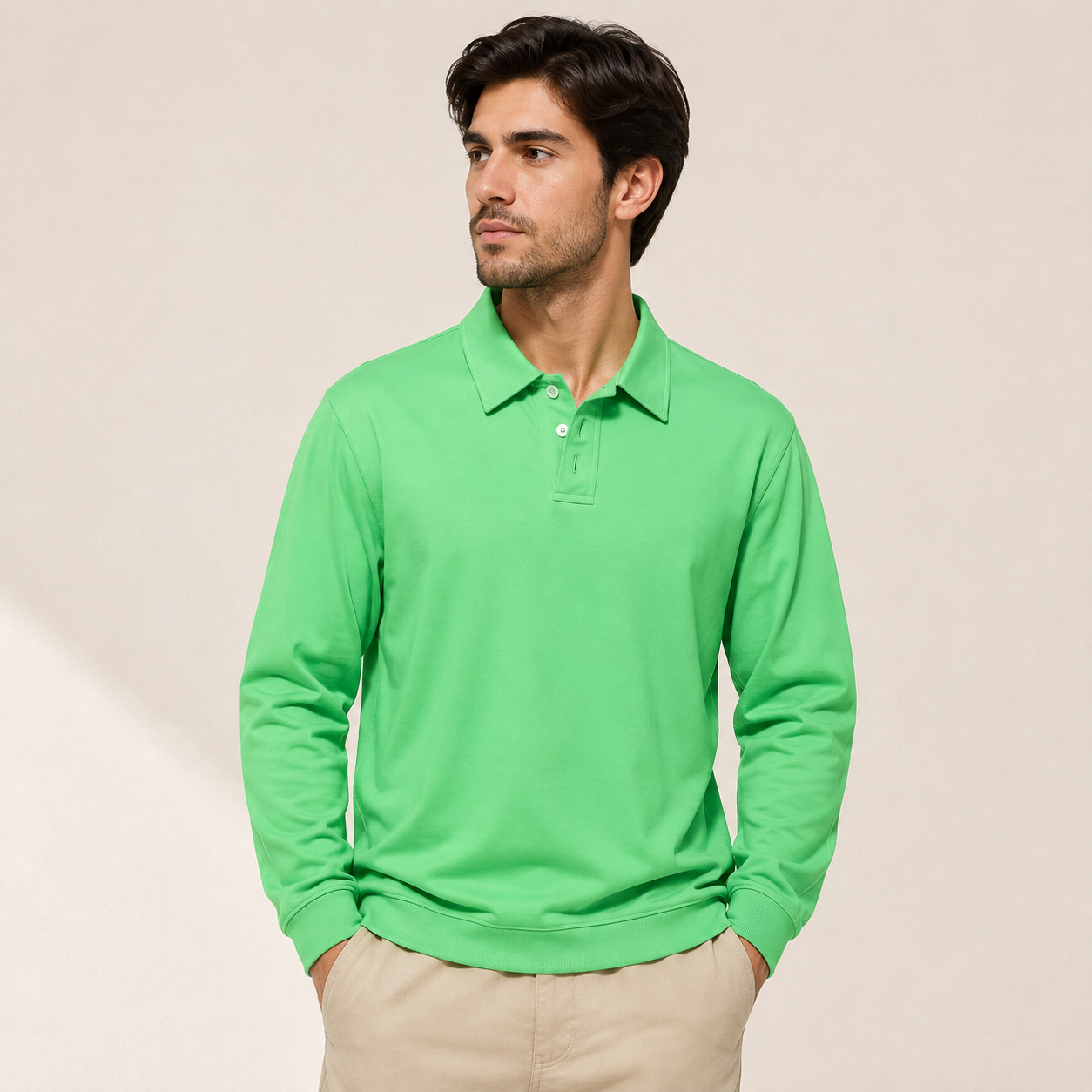 Konstantin | Herren Poloshirt Langarm Für Sommer