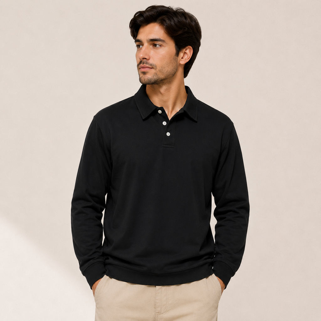 Konstantin | Herren Poloshirt Langarm Für Sommer