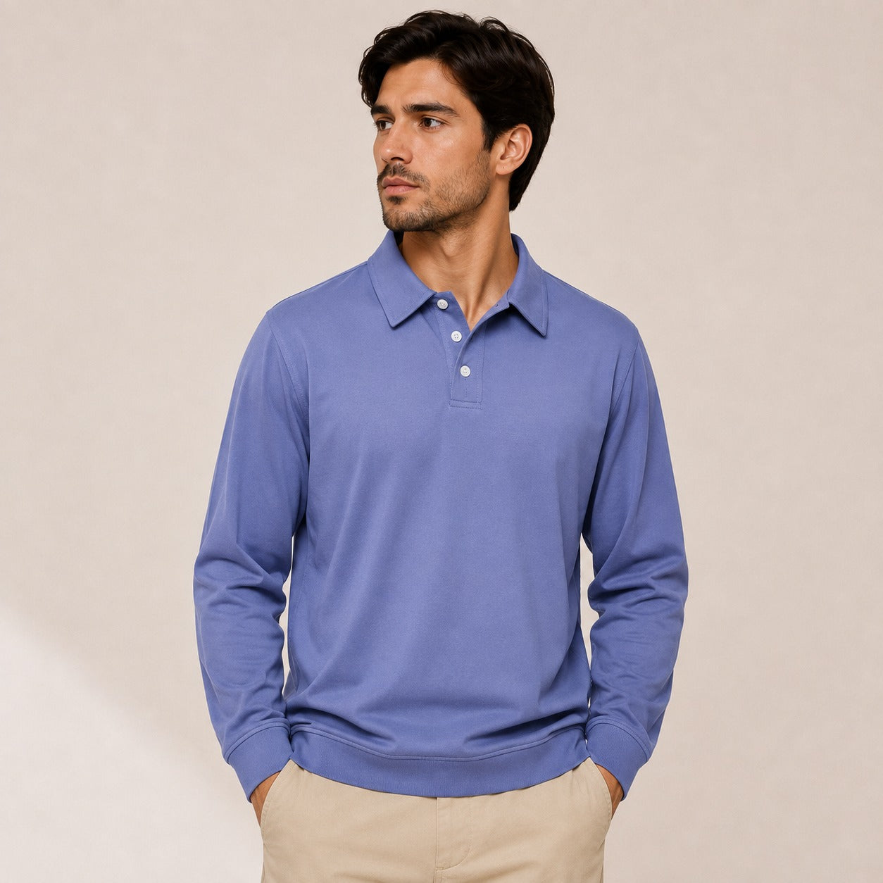 Konstantin | Herren Poloshirt Langarm Für Sommer