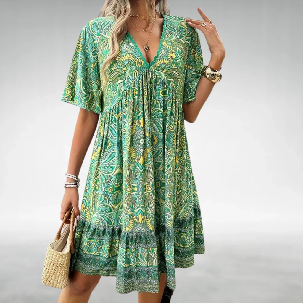 Kora | Damen Minikleid Modern Boho Sommer