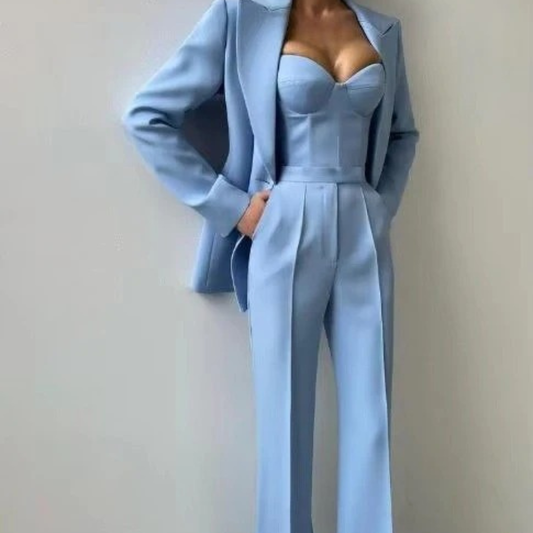 Kornelia | Damen Modern Hosenanzug Set