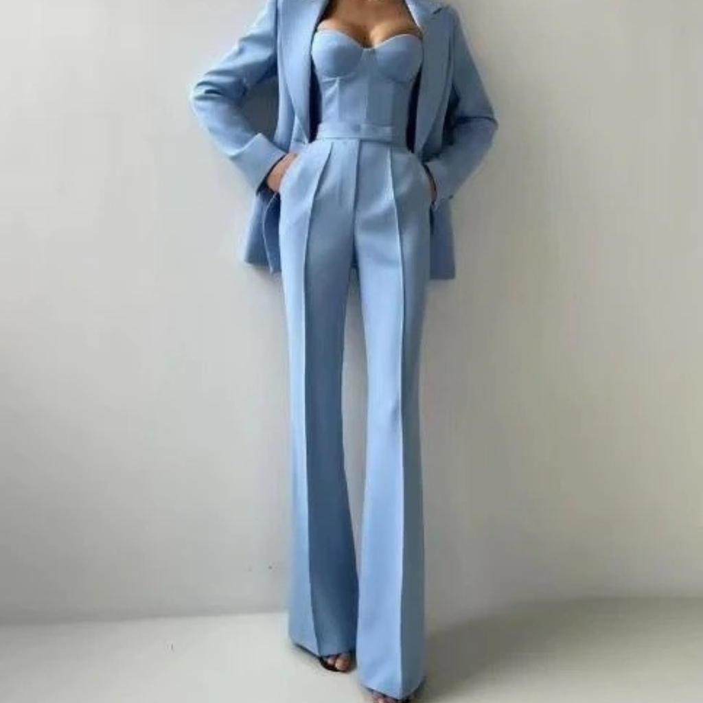 Kornelia | Damen Modern Hosenanzug Set