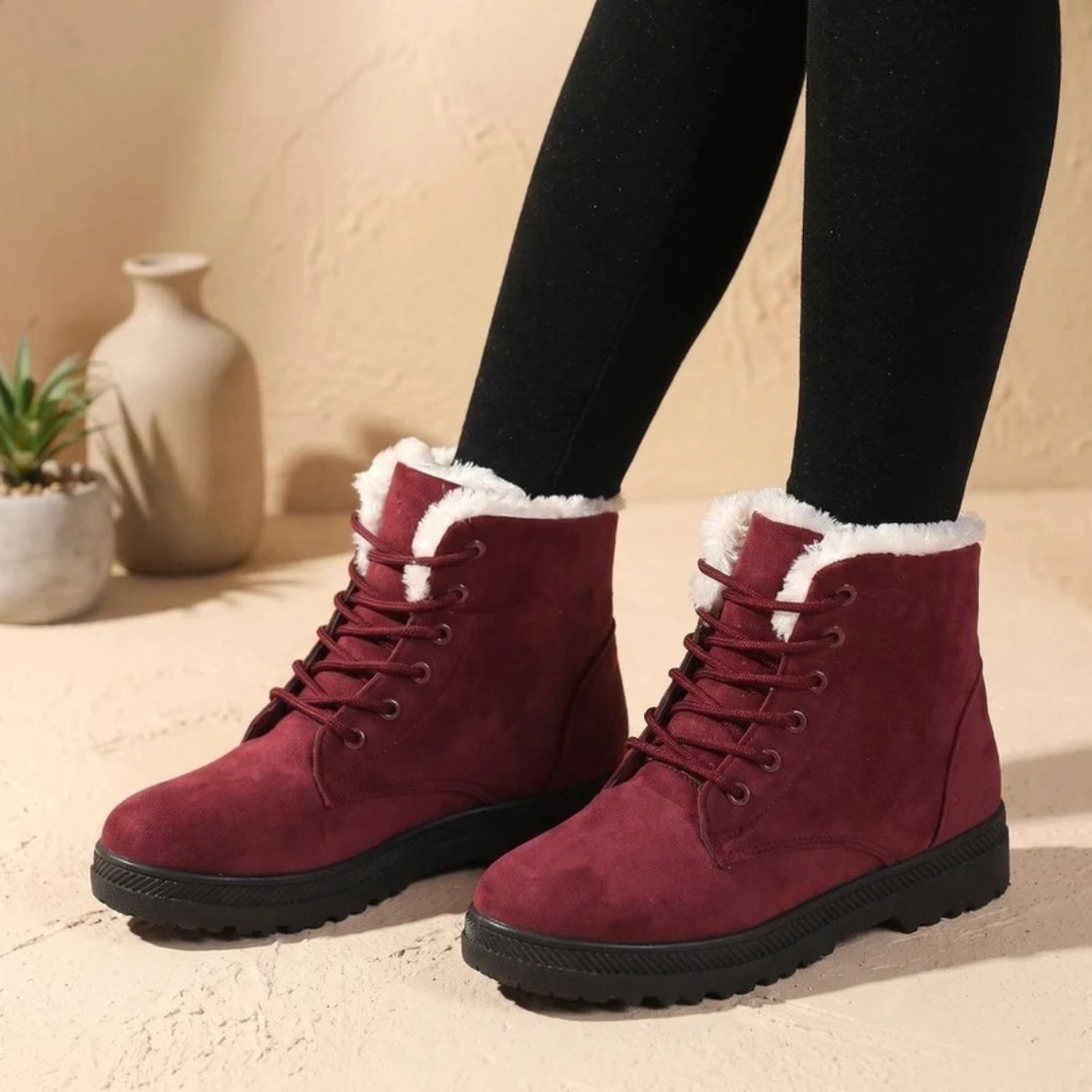 Kornelia | Damen Orthopädische Stiefeletten mit Schnürschuh Design