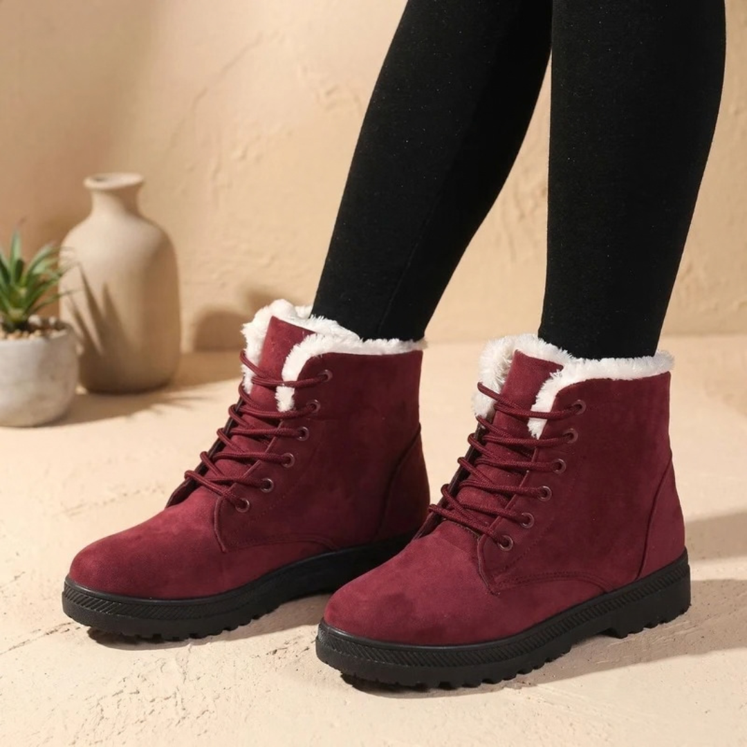 Kornelia | Damen Orthopädische Stiefeletten mit Schnürschuh Design