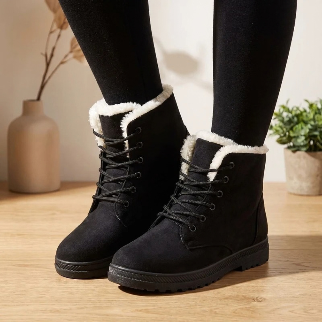 Kornelia | Damen Orthopädische Stiefeletten mit Schnürschuh Design