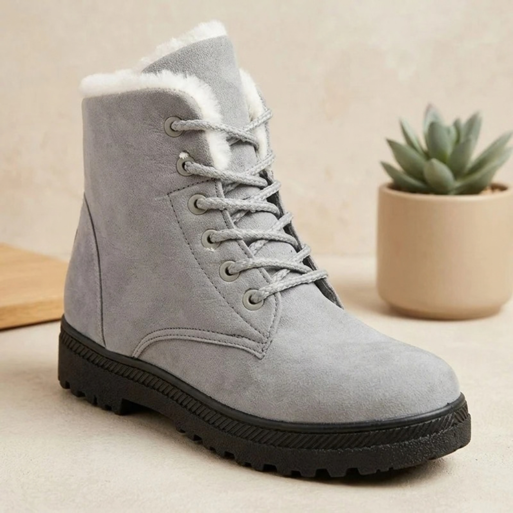 Kornelia | Damen Orthopädische Stiefeletten mit Schnürschuh Design