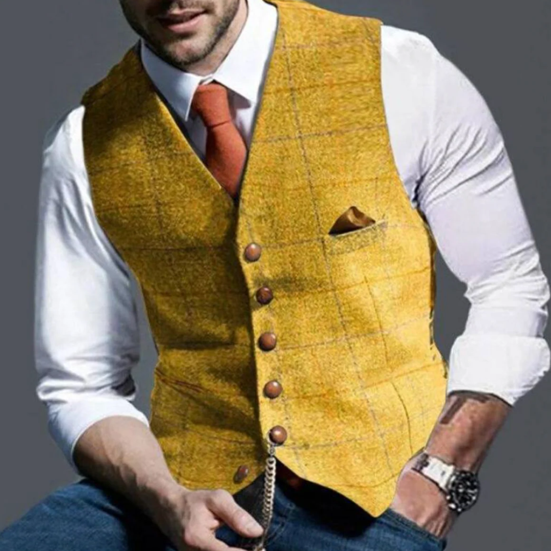 Kurt | Herren Elegante Trachtenweste