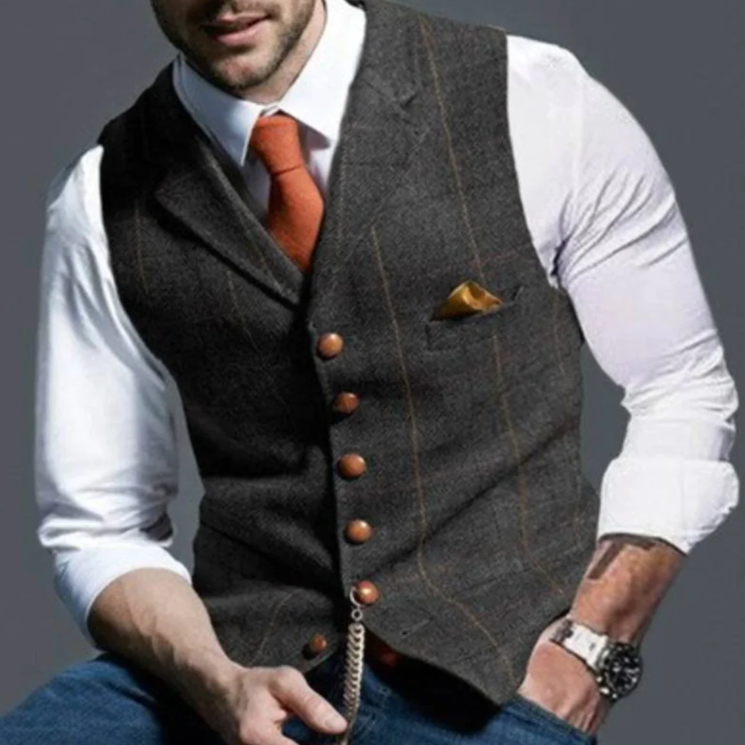 Kurt | Herren Elegante Trachtenweste