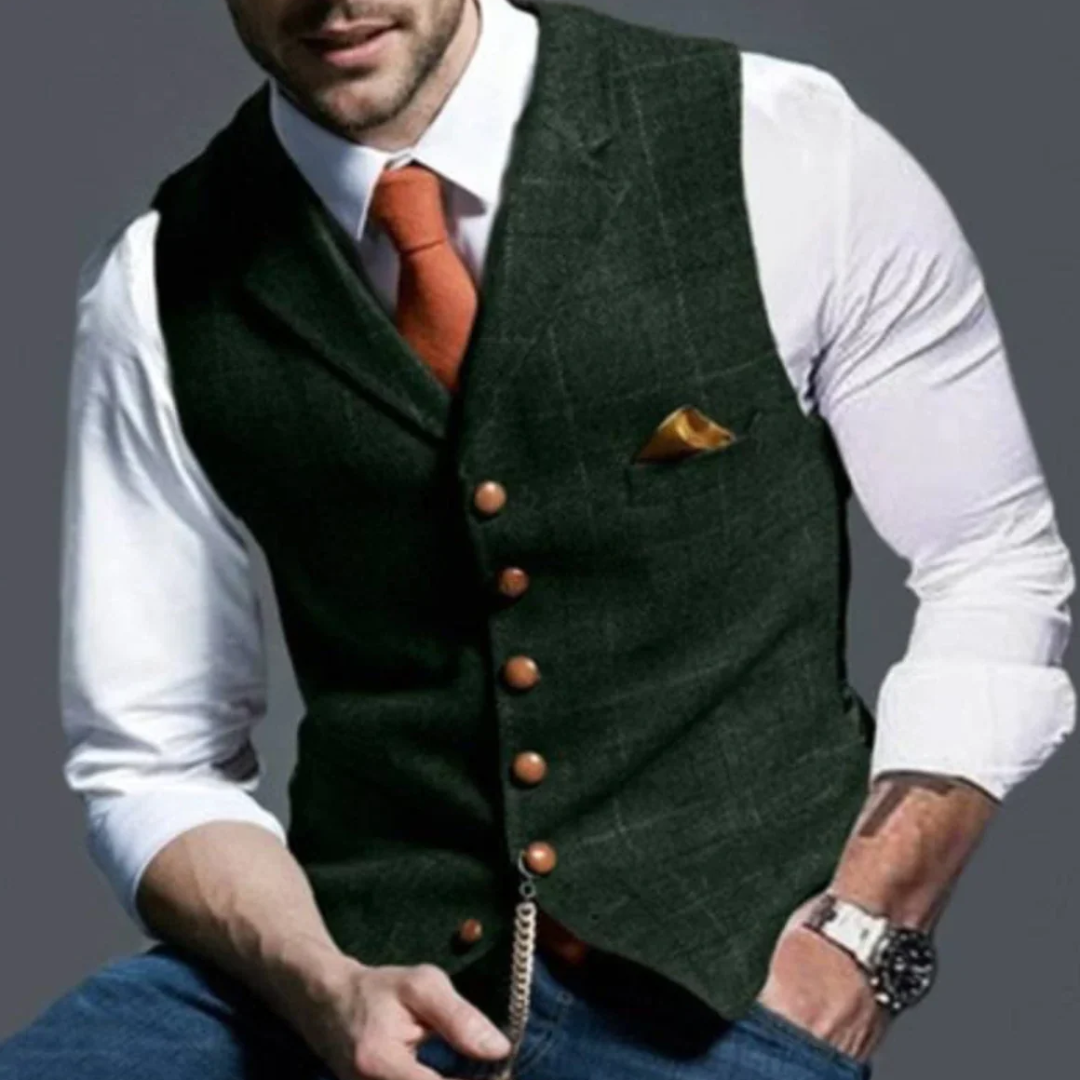 Kurt | Herren Elegante Trachtenweste