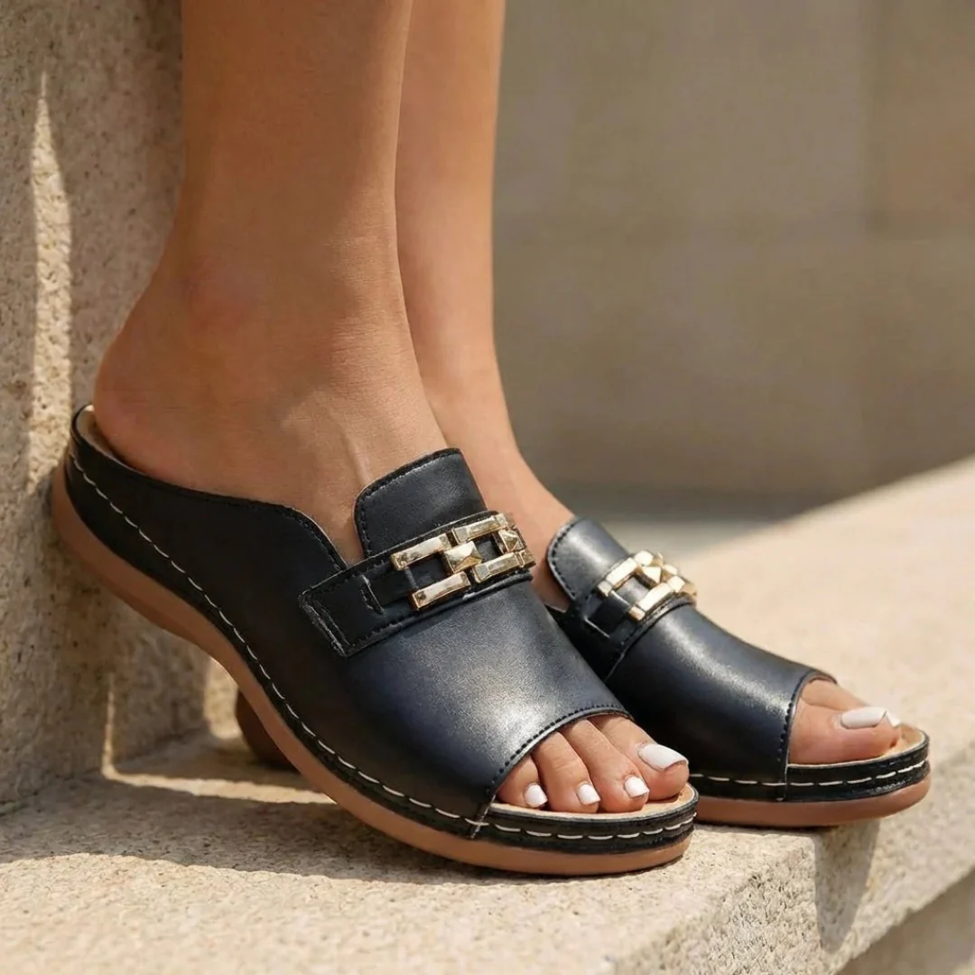 Kylie | Damen Stilvolle Sandalen Offen