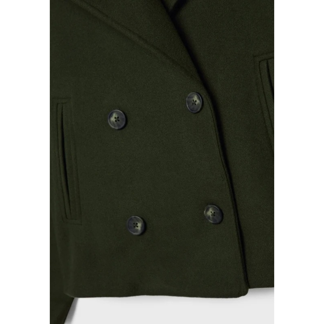 Laura | Damen Kurze Jacke mit Knöpfen