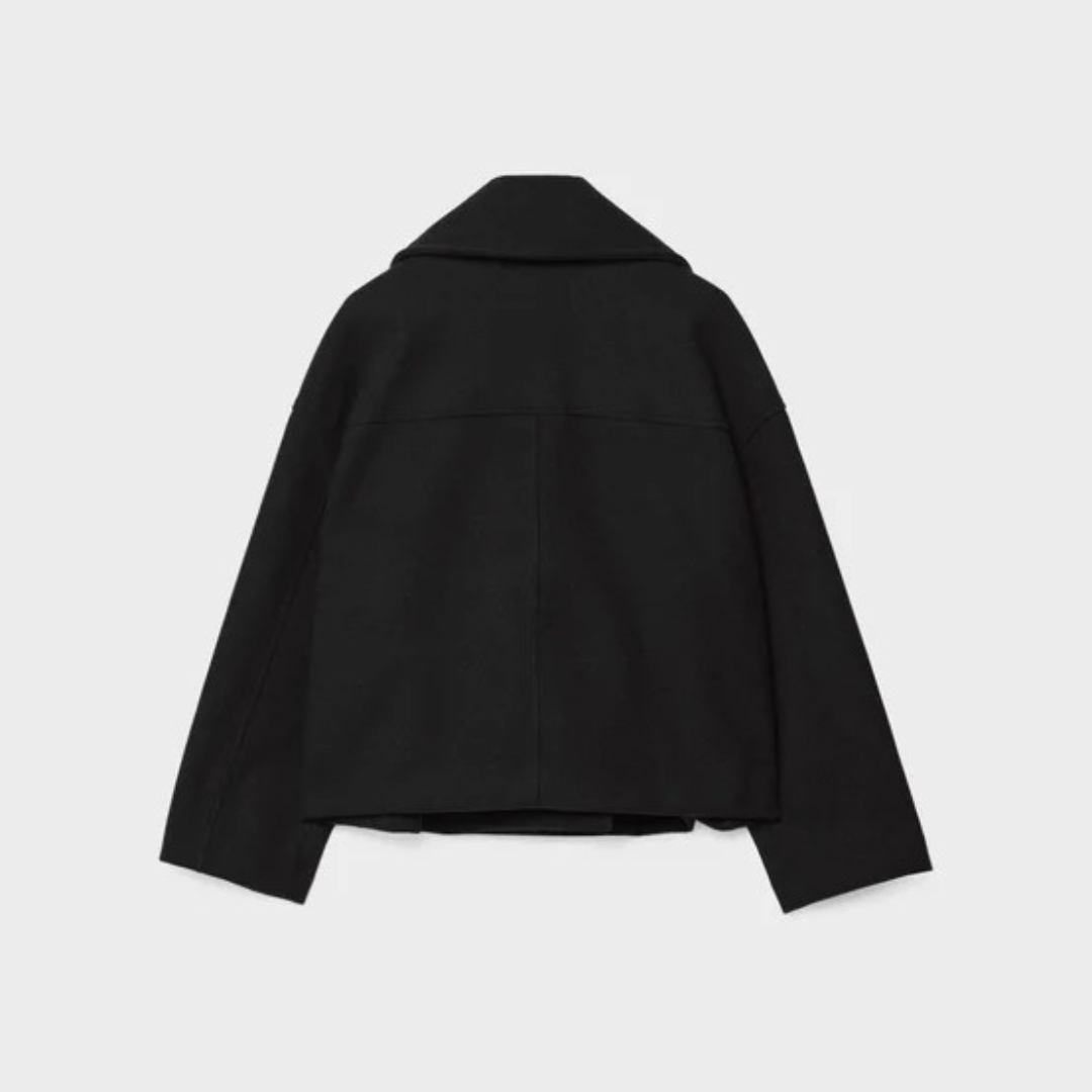 Laura | Damen Kurze Jacke mit Knöpfen