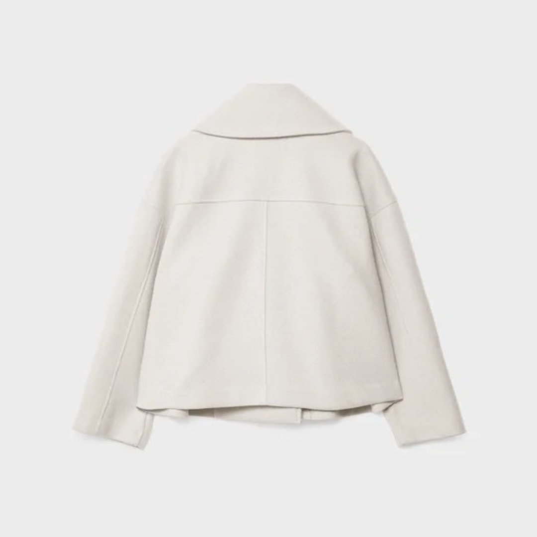 Laura | Damen Kurze Jacke mit Knöpfen