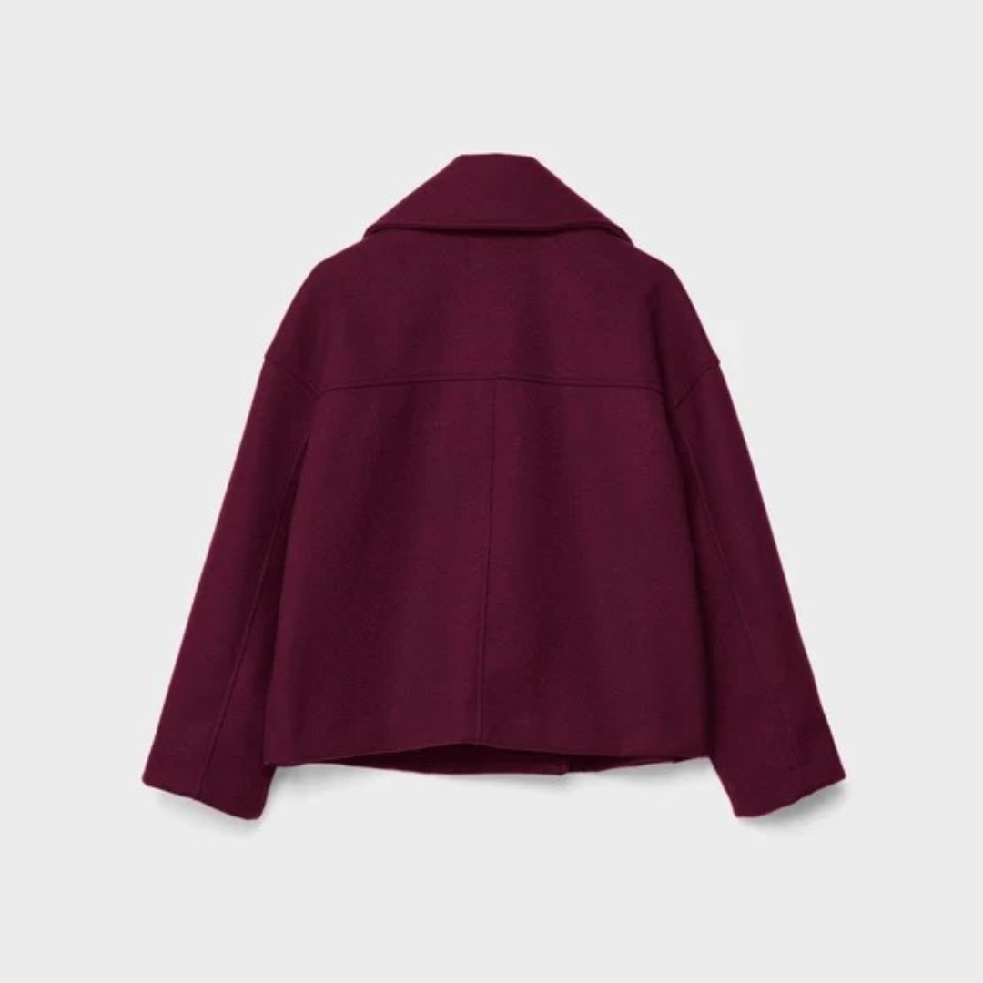 Laura | Damen Kurze Jacke mit Knöpfen
