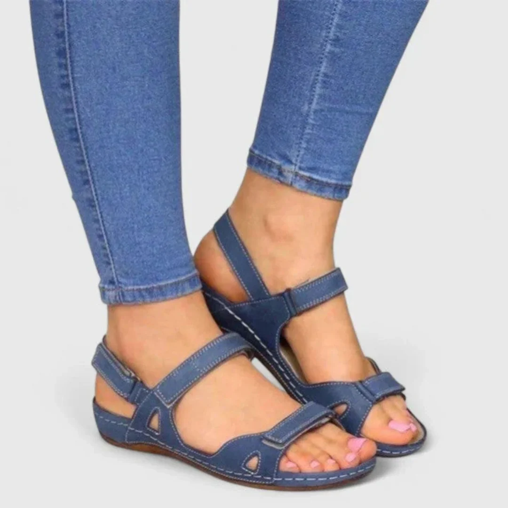 Lauren | Damen Komfort Sandalen Riemen Alltag