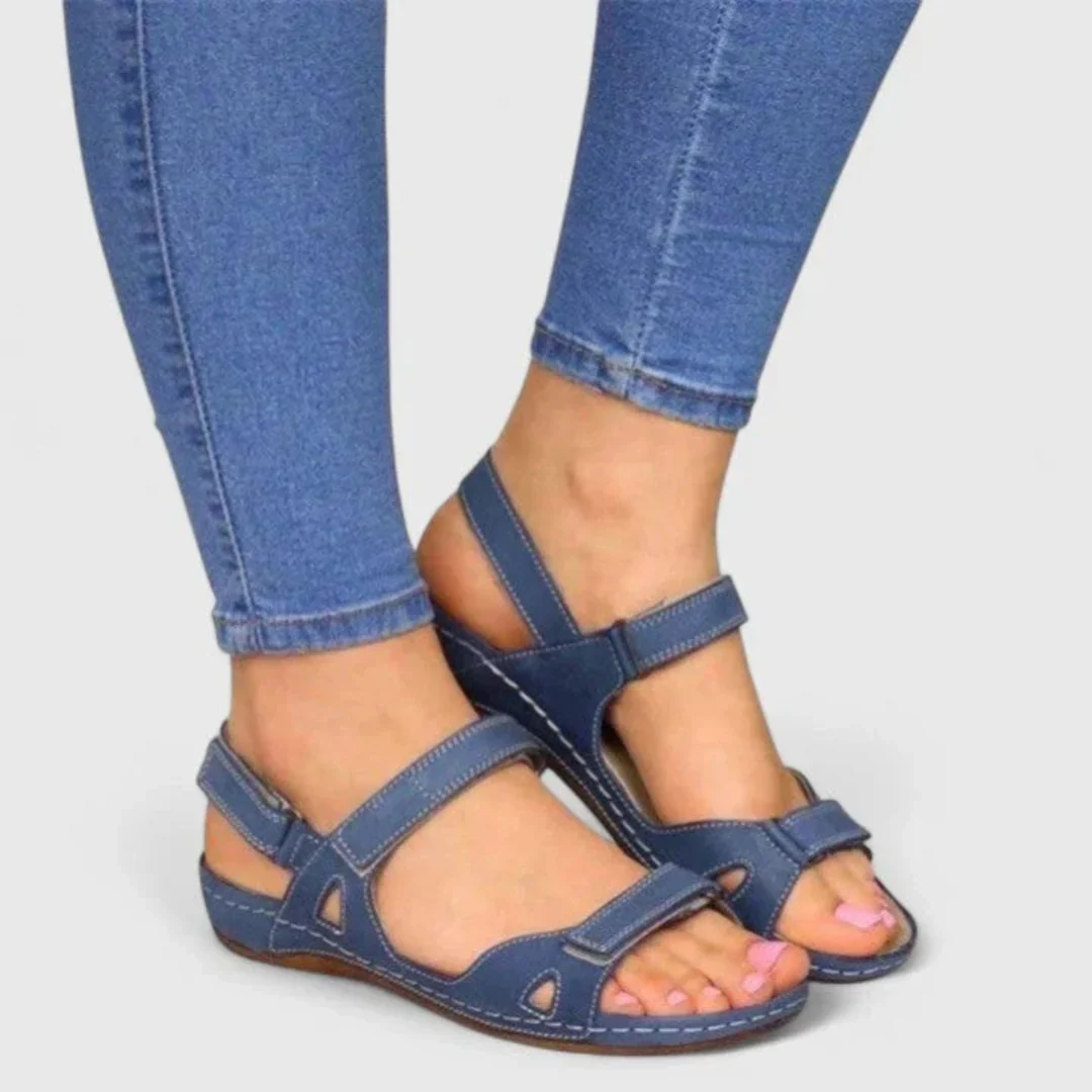 Lauren | Damen Komfort Sandalen Riemen Alltag