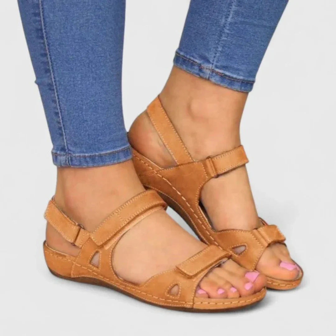 Lauren | Damen Komfort Sandalen Riemen Alltag