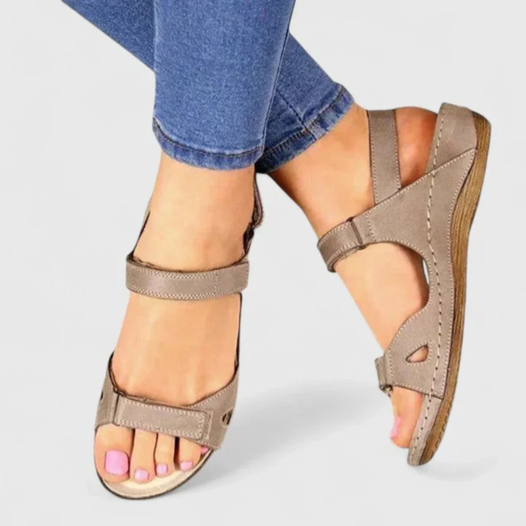 Lauren | Damen Komfort Sandalen Riemen Alltag