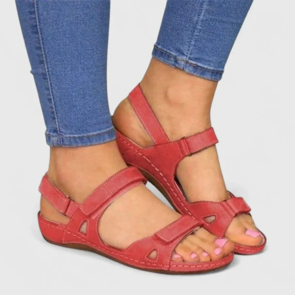 Lauren | Damen Komfort Sandalen Riemen Alltag