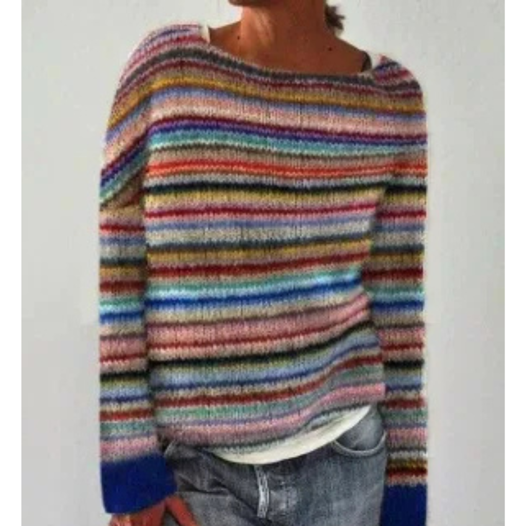 Lea | Damen Bequeme Strick Pullover