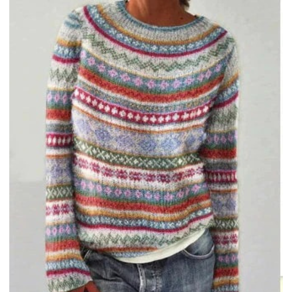Lea | Damen Bequeme Strick Pullover