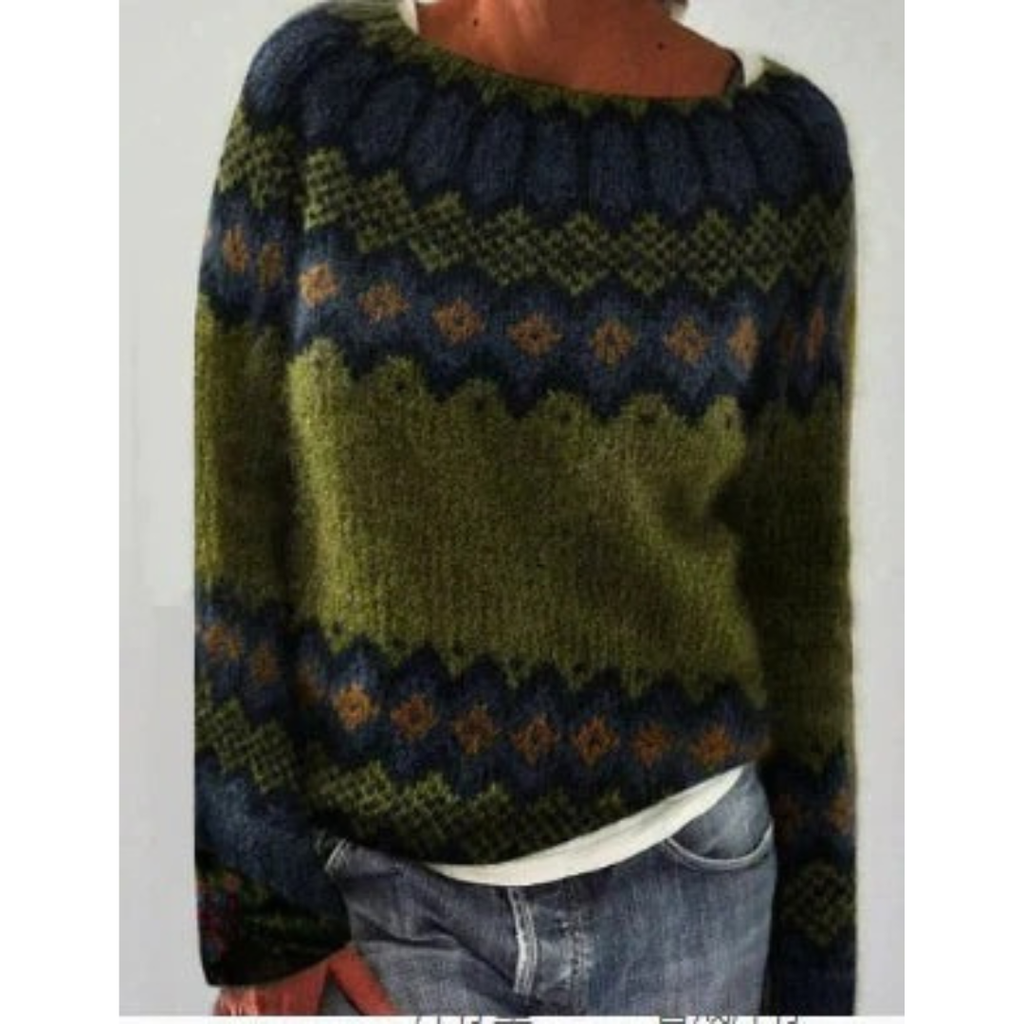 Lea | Damen Bequeme Strick Pullover