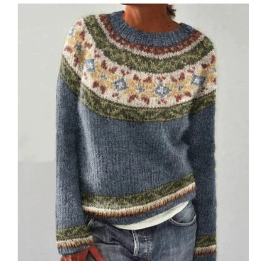Lea | Damen Bequeme Strick Pullover