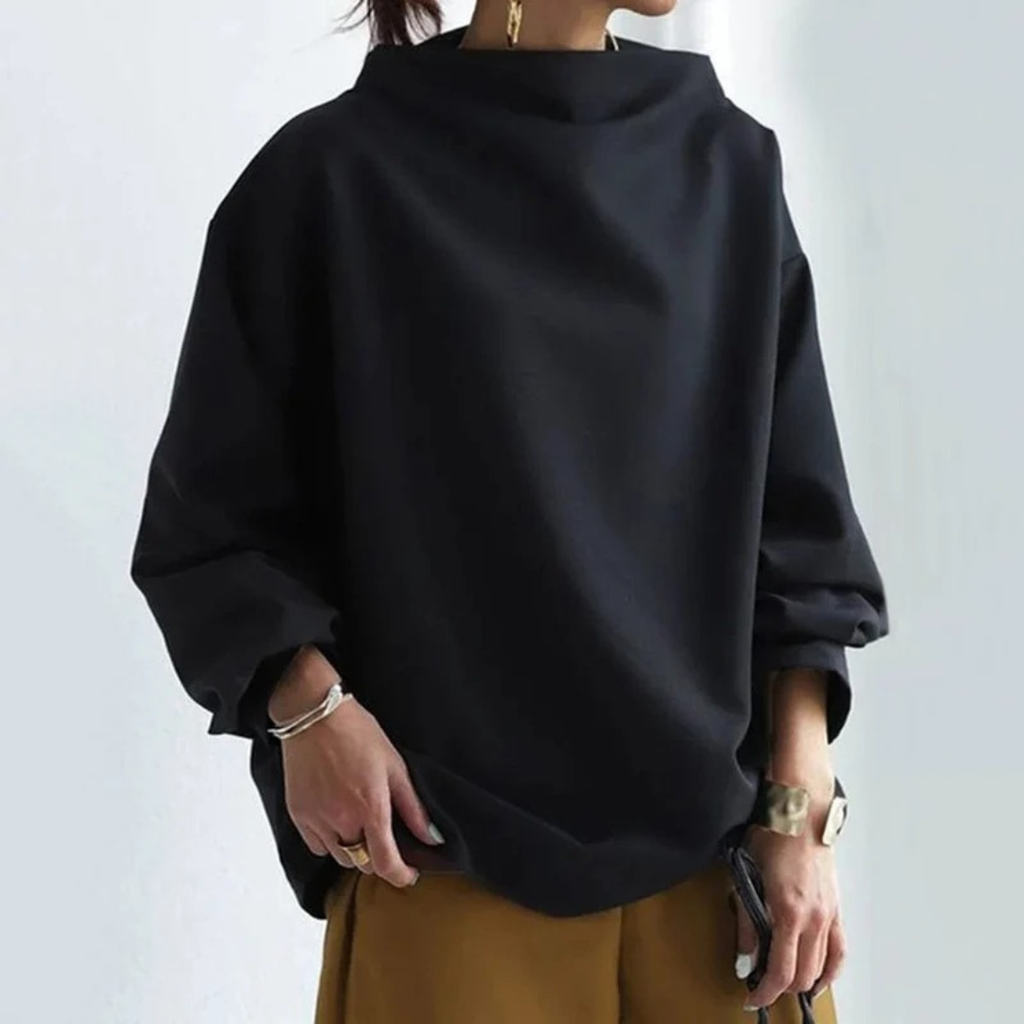 Lea | Damen Pullover aus Strick mit Rollkragen