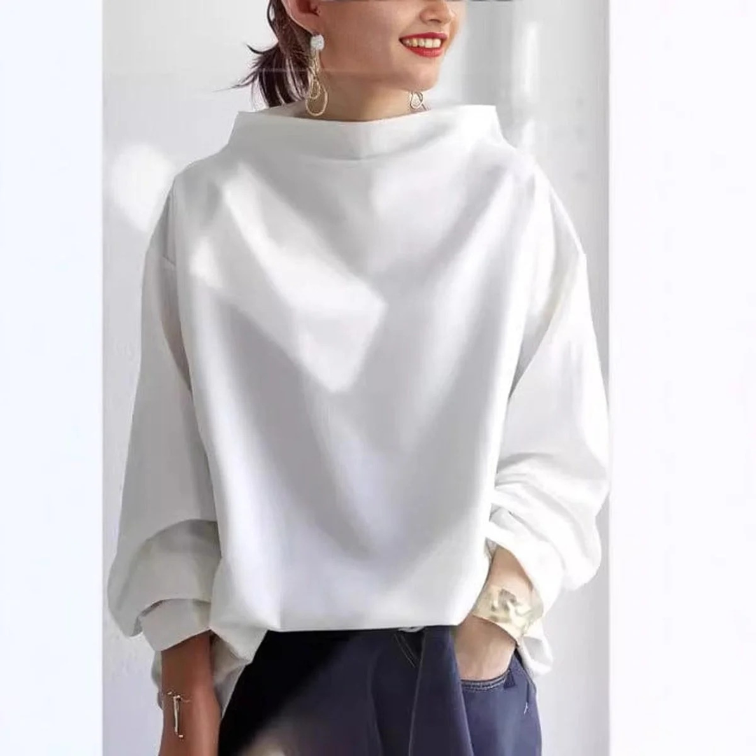 Lea | Damen Pullover aus Strick mit Rollkragen