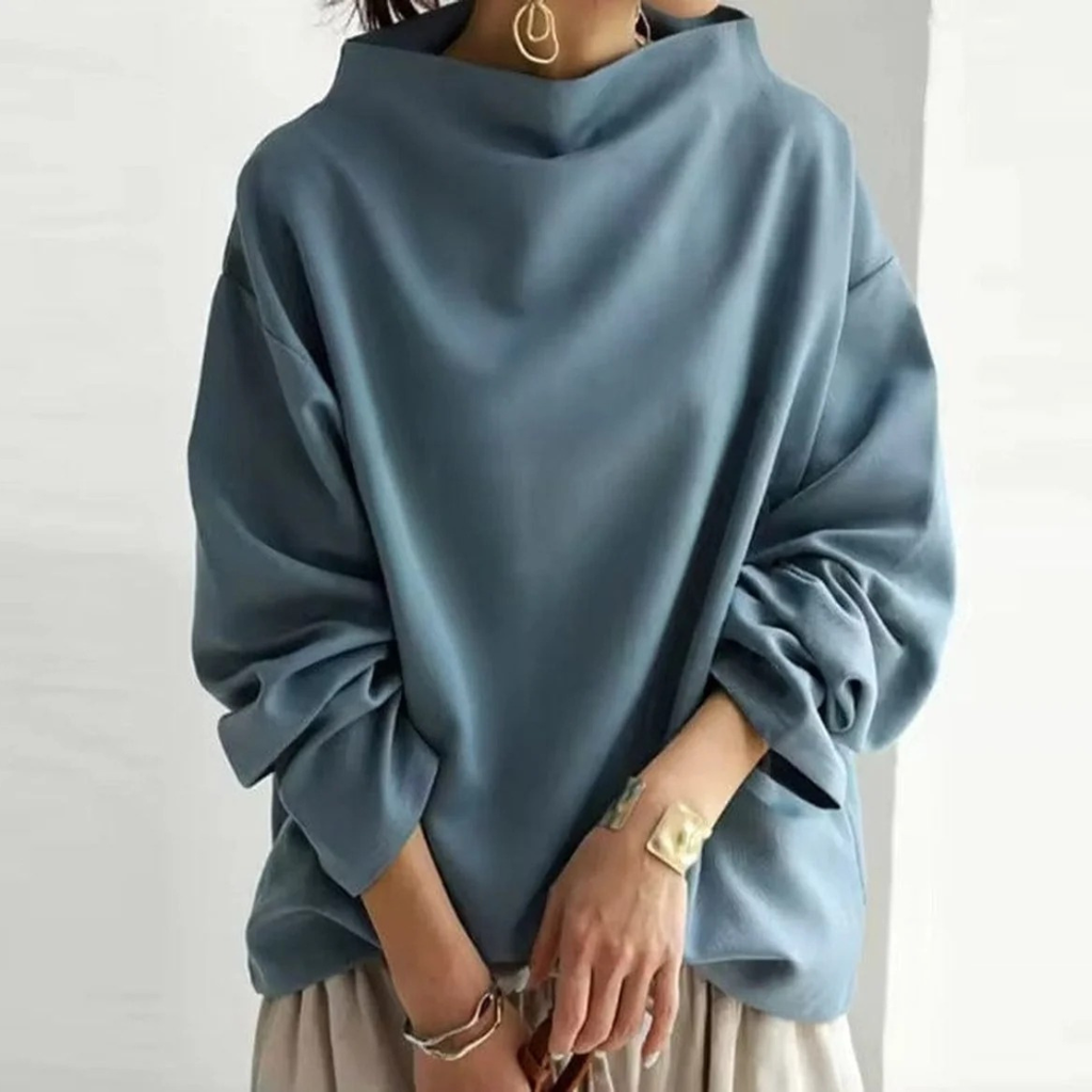 Lea | Damen Pullover aus Strick mit Rollkragen