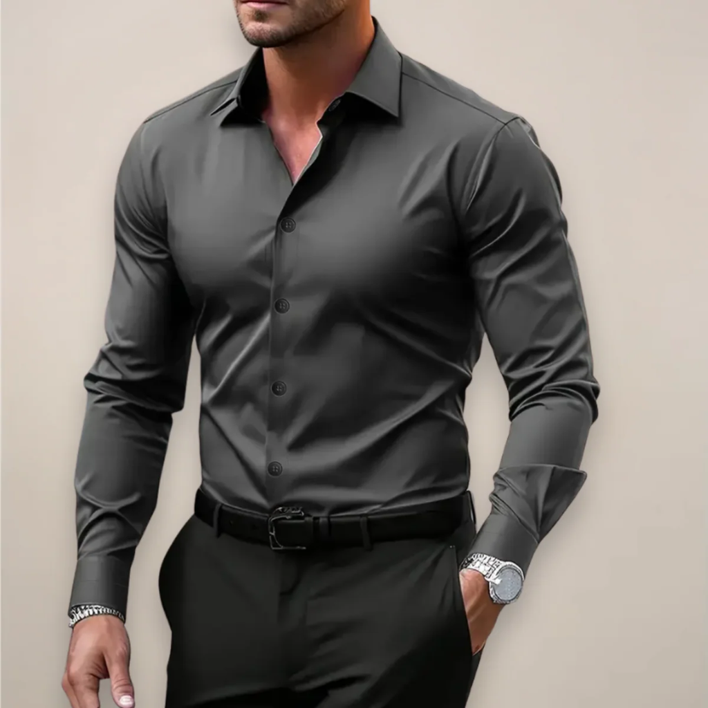 Leif | Herren Komfort Hemd Slim Fit