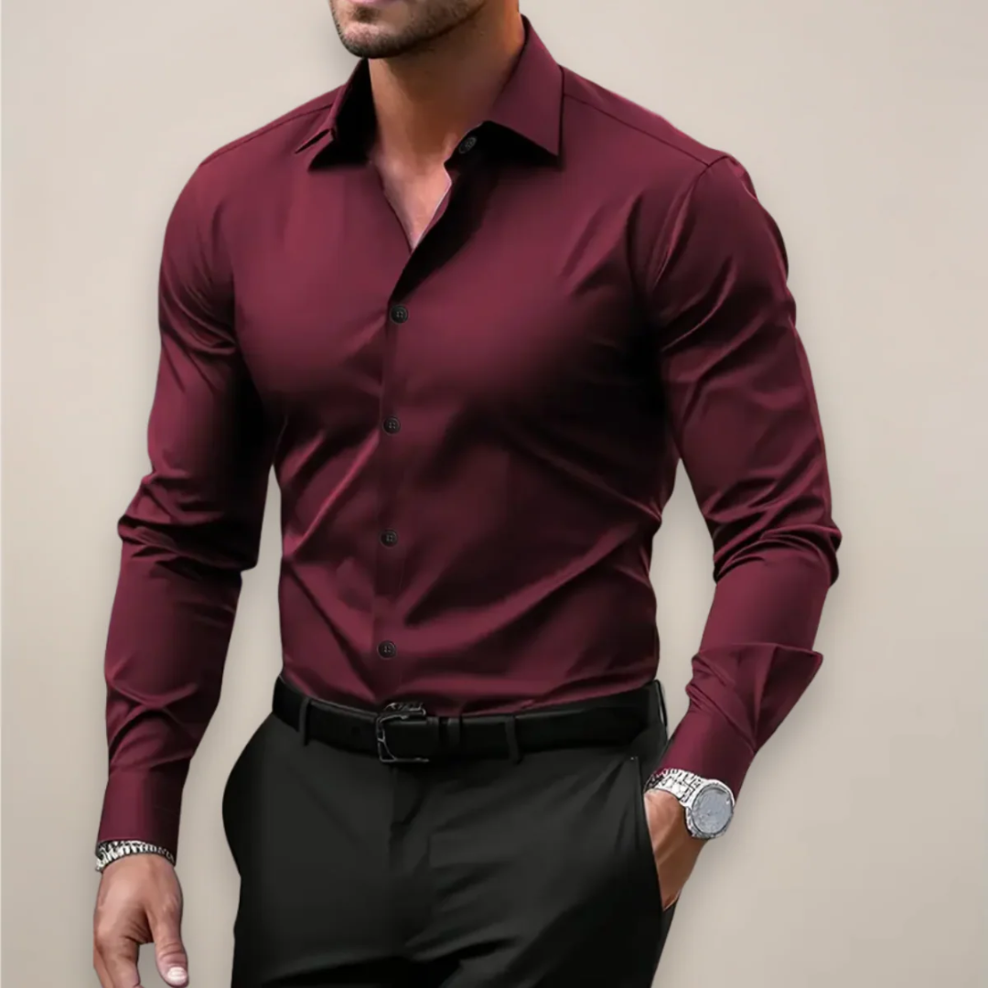 Leif | Herren Komfort Hemd Slim Fit