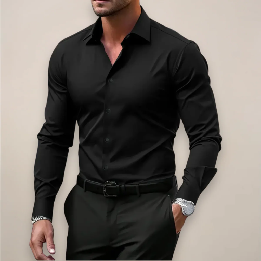 Leif | Herren Komfort Hemd Slim Fit