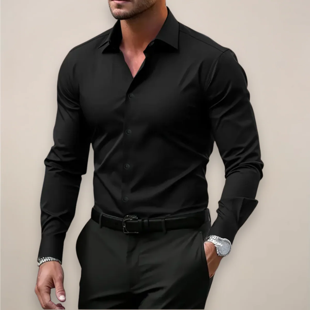 Leif | Herren Komfort Hemd Slim Fit