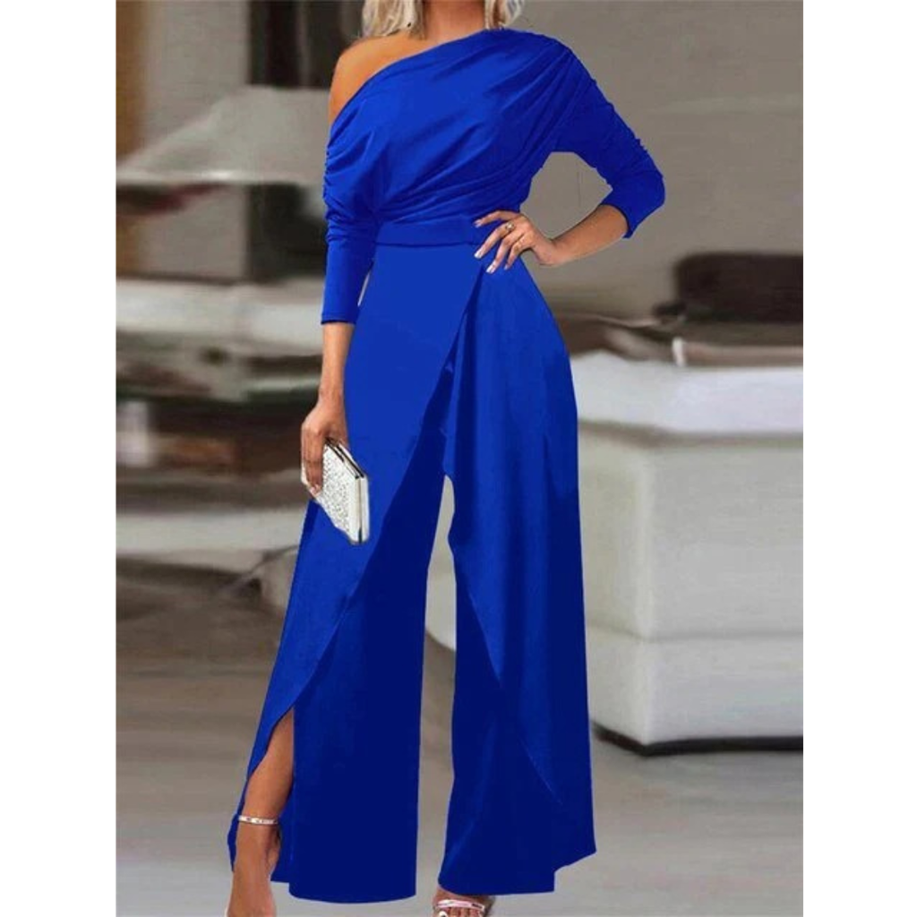 Lene | Damen Stilvoller Off-Shoulder Jumpsuit