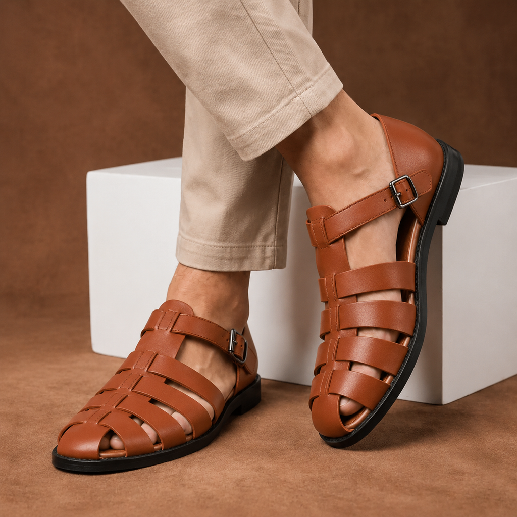 Lennard | Herren Sandalen mit Riemen