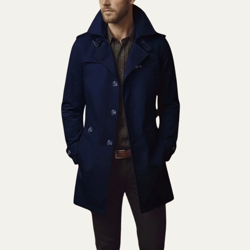Lennart | Herren Winterjacke mit Revers und Taschen