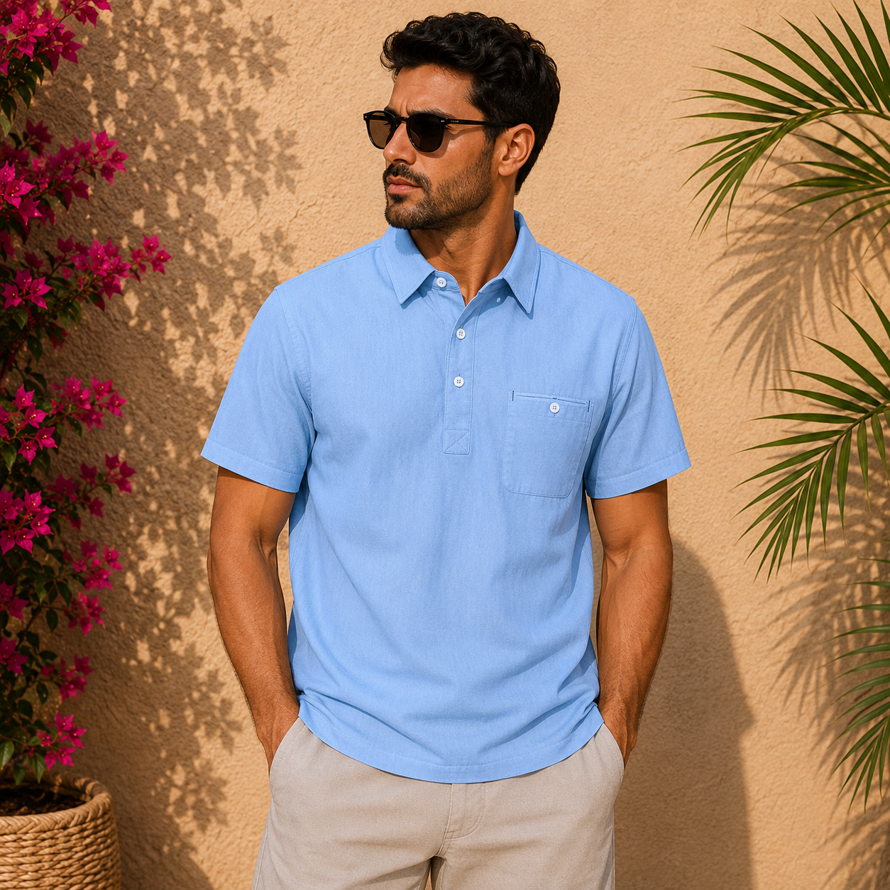 Lennox | Herren Hemd Mit Taschen Alltag
