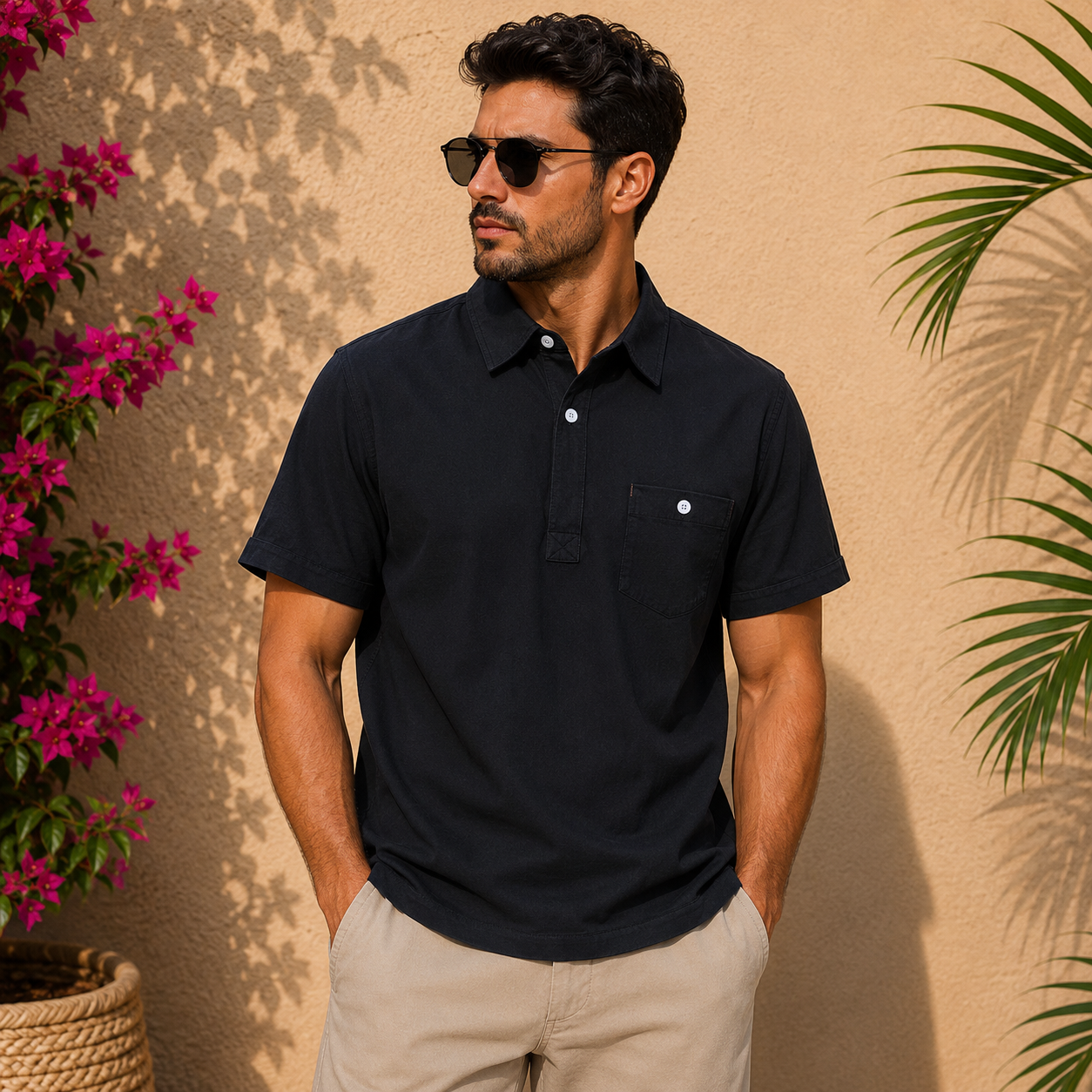 Lennox | Herren Hemd Mit Taschen Alltag