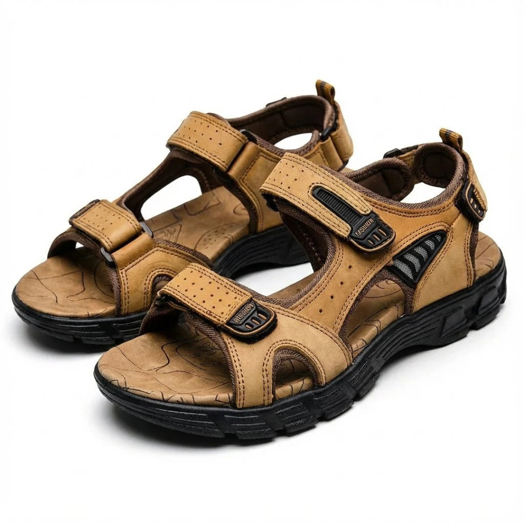 Leon | Herren Orthopädische Sandalen mit Klettverschluss