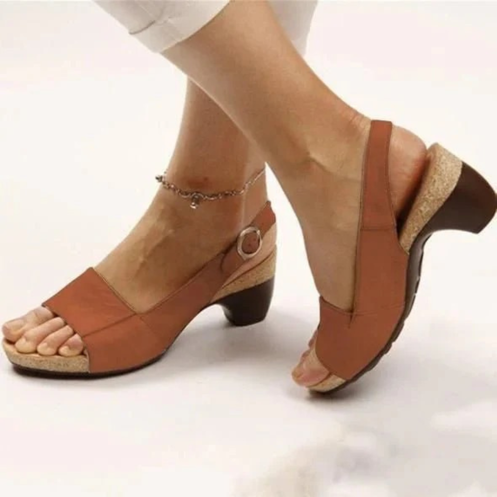 Leona | Damen Orthopädische Slingback Sandalen