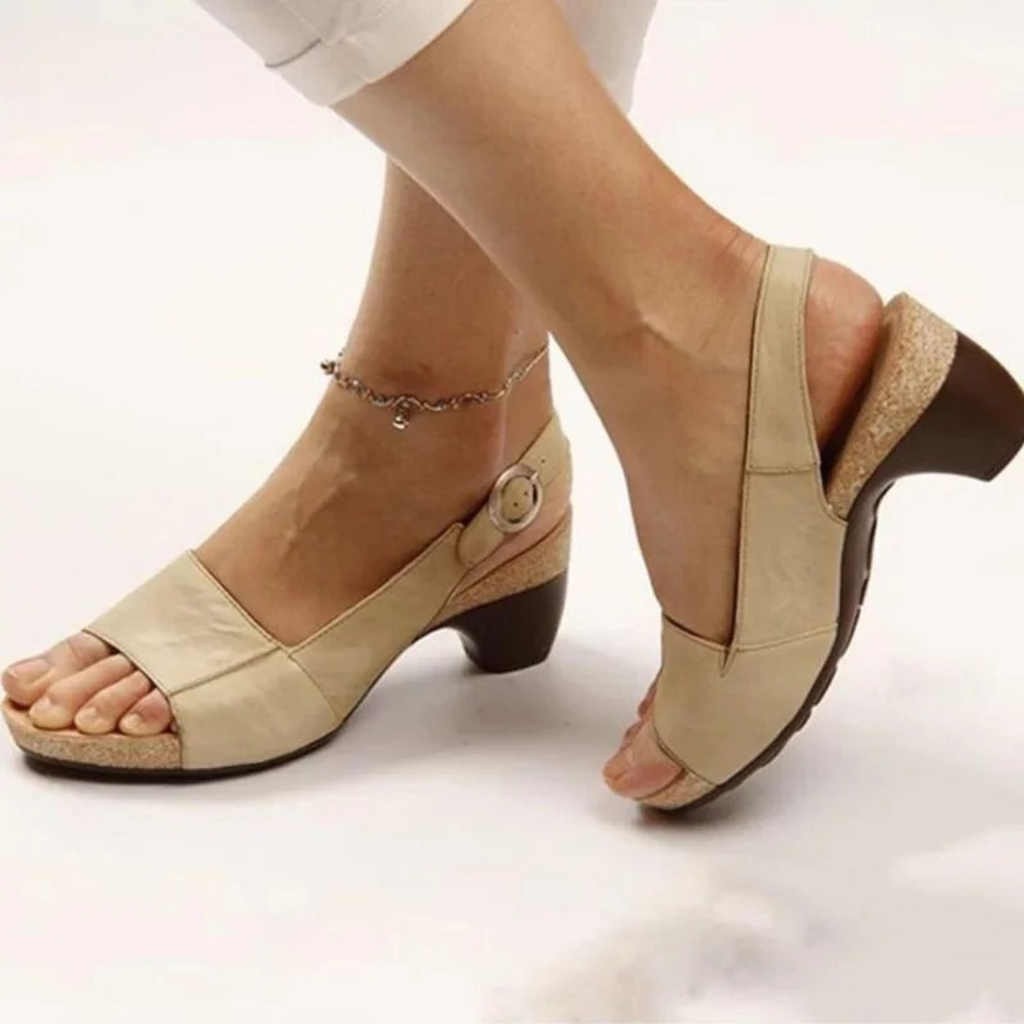 Leona | Damen Orthopädische Slingback Sandalen