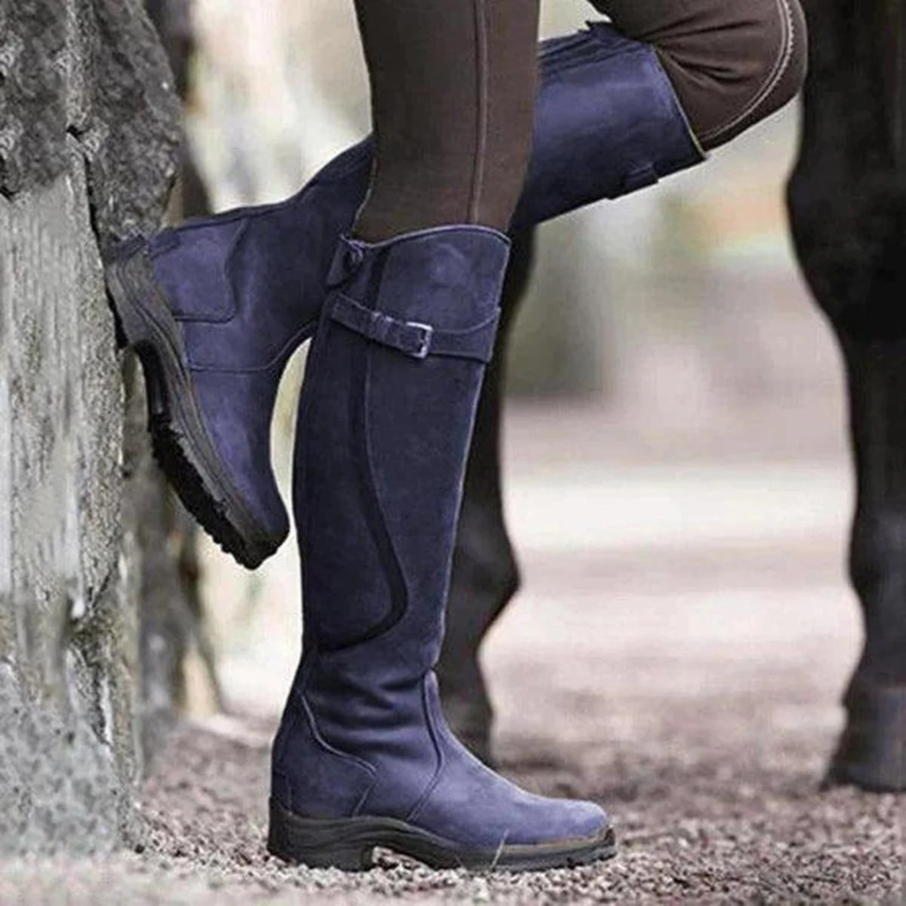 Leonie | Damen Orthopädische Warme Leder Winterstiefel